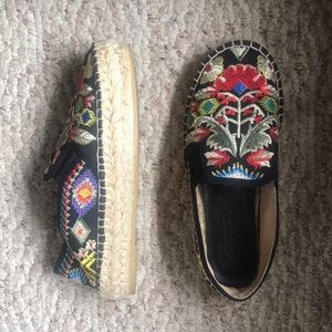 Johnny Was Embroidered Espadrilles